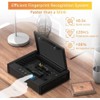 [ 30% Larger capacity ]Gun Safe for Pistols, Biometric Handgun