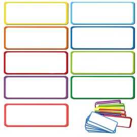 Armastuse 54 Pcs Magnetic Dry Erase Labels Name Plate Tags Flexible Magnetic Label Stickers for Whiteboards Refrigerator Crafts（8 * 3cm）