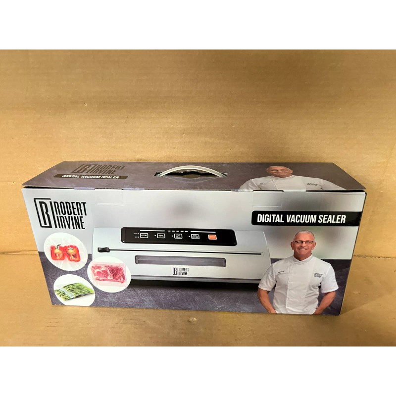 Robert Irvine Kitchen Digital Vacuum Sealer Model CRKA-DVSWB-5
