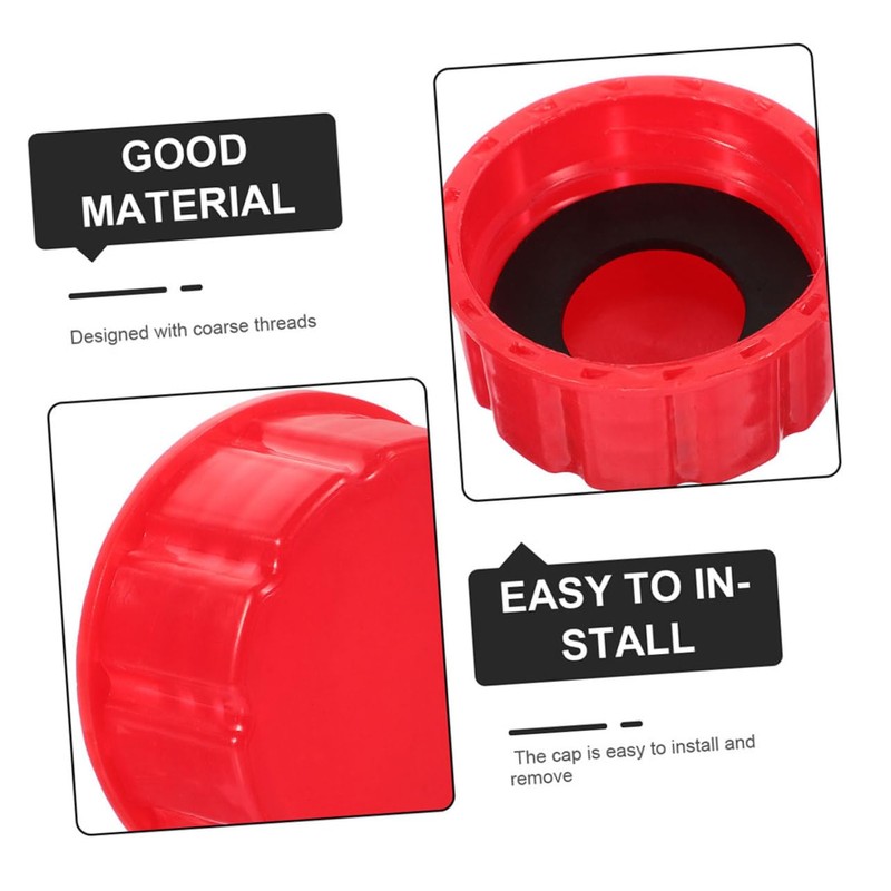 CHICAMPERA Pack of 3 Petrol Can Caps Coarse Thread Petrol