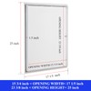 Silrubsups Access Door 16x24 Drywall Access Panel 2Pack Thickened 1mm