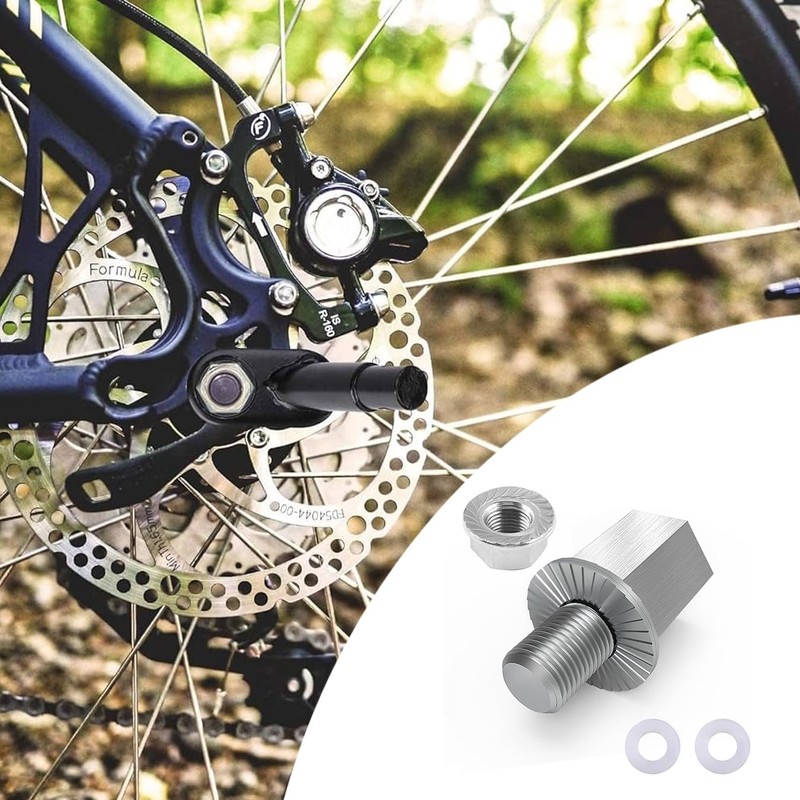 Bicycle Hub Hitch Adapter, Bicycle Axle Adapter for Thrust Axle,