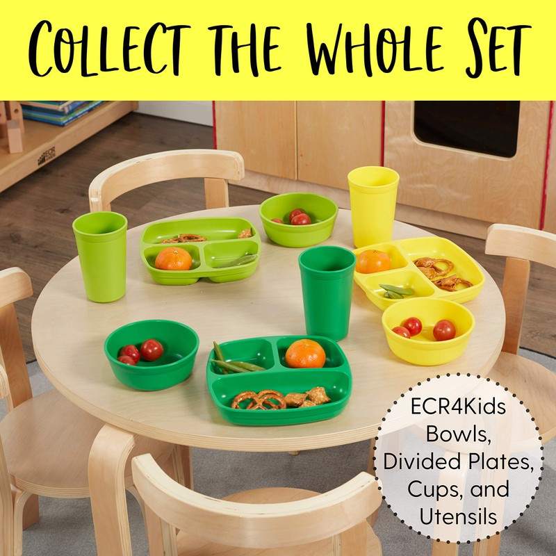 ECR4Kids My First Meal Pal Snack Bowls, Kids Plastic Tableware,