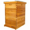 POLLIBEE 10 Frame Langstroth Beehive, Beeswax Coated Bee Hives for