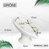 Umlaca Soap Dish Ceramic Self-Draining Soap Holder Keep Soap Dry,