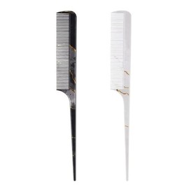 [SS62] Marble tail comb white FREE / [에스에스62]마블 꼬리빗용 꼬리빗 화이트FREE