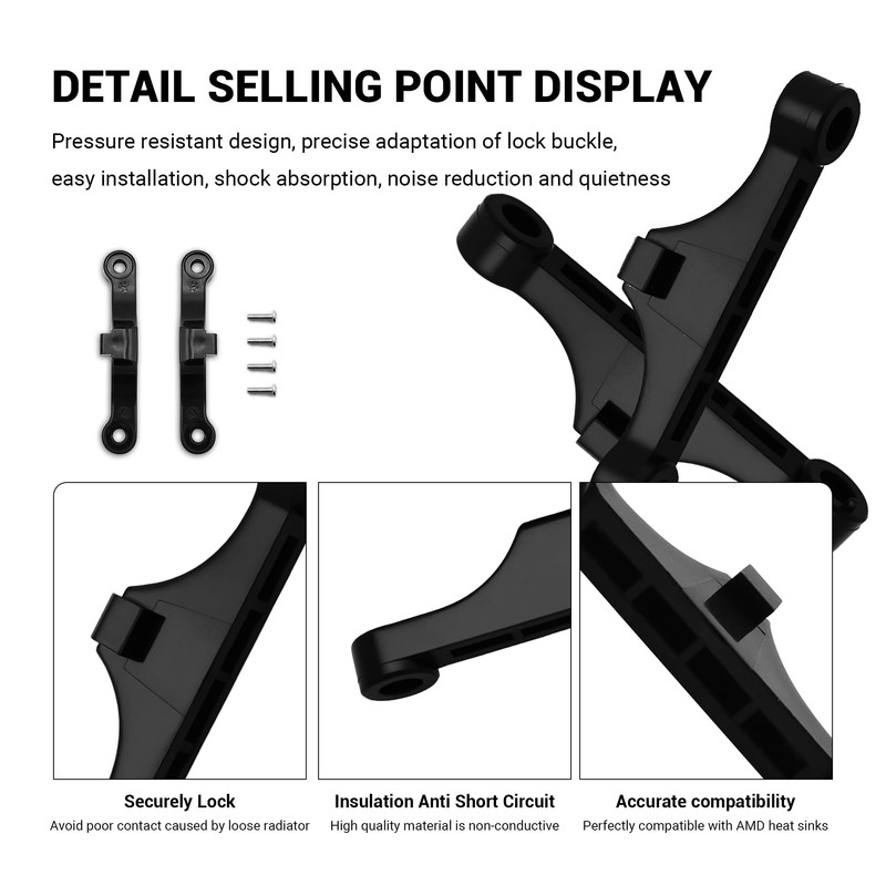YIMATEECO CPU Fan Bracket AM5 CPU Cooler Fan Brackets Heatsink