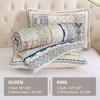 WONGS BEDDING Boho Quilt Set Queen, 3 Pieces Beige Patchwork