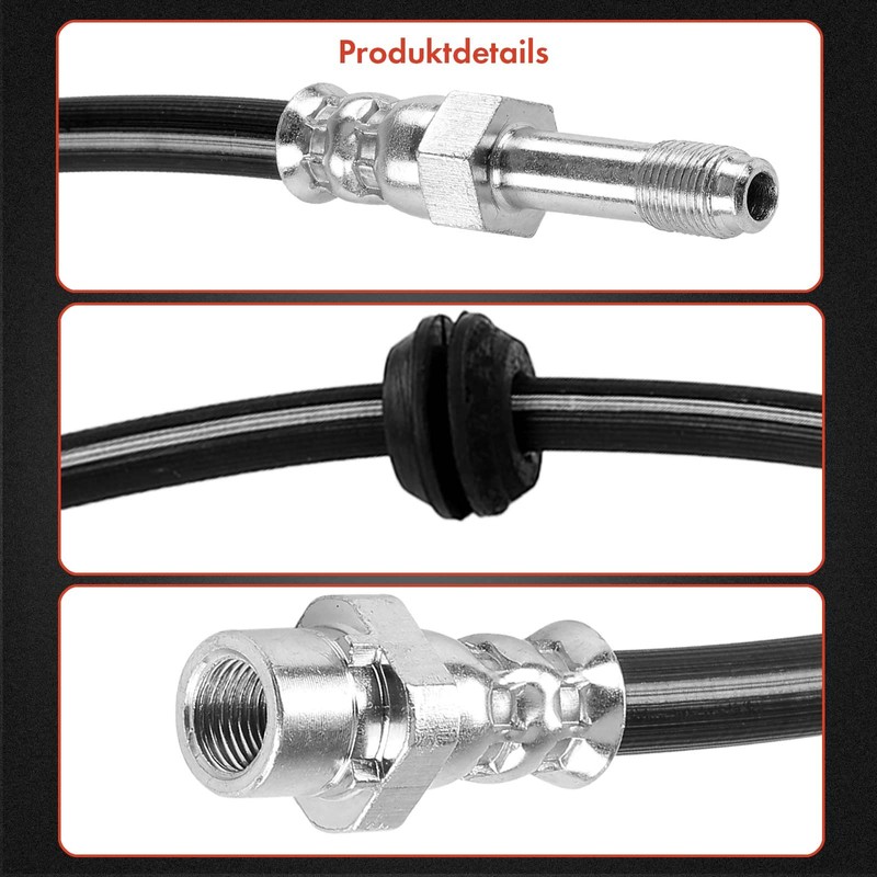 Frankberg 1 x Brake Hose Front Axle Compatible with 3