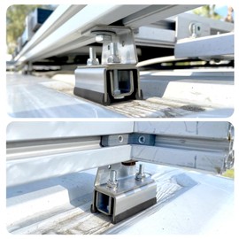 Roof Rack Mount Kits,Roof Mount Kit,304 Stainless Steel Van Roof Rack,Van Roof Rack Brackets for ProMaster, Boxer,, Ducato ,Jumper (4)