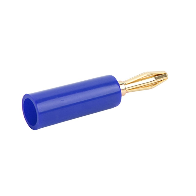 10PCS Banana Plugs 4mm Audio Jack Connector Solderless Six Blade