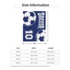 City Keen Soccer Blanket，Soccer Gifts for Boys Girls and Soccer