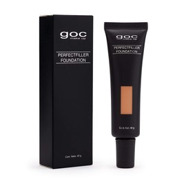 Maquillaje liquido, Perfect Filler Foundation, GOC, Extra cobertura, Acabado matte con efecto natural, Textura suave, Para todo tipo de piel, Tono 300