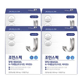 Join’s Pick Joint Opti OPTI MSM Glucosamine Supplement, 4, 120 Tablets / 조인스픽 관절 옵티 OPTI MSM 글루코사민 영양제, 4개, 120정