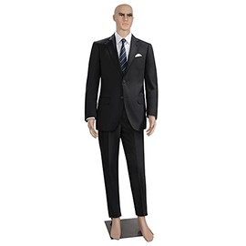 Male Mannequin Full Body Adjustable Mannequin Torso Dress Form with Metal Base 73inches
