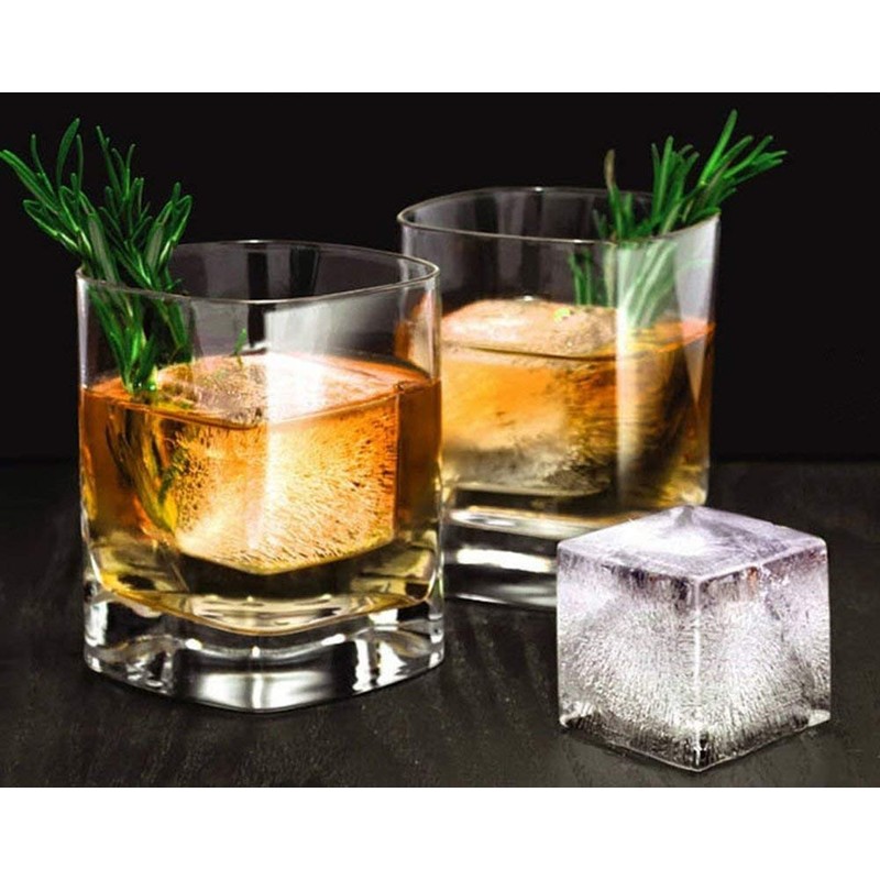 Ticent & Co Cube Trays (Set of 6), Sphere Maker