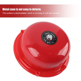 12 V DC Siren Fire Alarm AC 240 Volt Bell Fire Alarm Bell Apollo Industrial 240 V Bell, 4 Inch Metal Fire Control Internal Impact Type Electric Bell 100 dB (12 V)