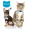 Bosose 2 Pack Cat Collar with Bells, Reflective Collars for