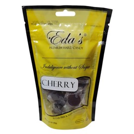 Eda's SugarFree Premium Hard Candy 3.5oz Resealable Bag (Pack Of 1) (Cherry)