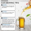 YEBODA Clear Glass Beer Bottles for Home Brewing with Easy