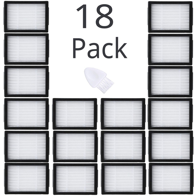 JoyBros 18-Pack Replacement HEPA Filter Compatible for iRobot Roomba evo,