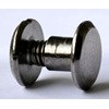 Book Screws Pack of 20 Colour Gun Metal Belt Screws