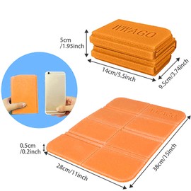 Sauna Mat, Folding 8-fold, Leisure Sheet, Cushion Mat, Compact, Zabuton, Butt Mat, Sauna Sheet, Lightweight, Waterproof, Easy to Carry, Picnics, Mountain Climbing, Sports Festivals, Barbecues, Baths,