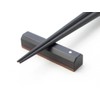 Marunao Sutoreto Ebony Ebony Chopsticks Tray for Japanese Chopsticks