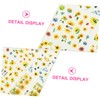 FOMIYES Sunflower Nail Decals 3 Sheets Nail Stickers for Art