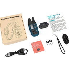 Unbranded No Shock Dog Training Collar Remote Waterproof E Collar w/ Beep Vibration - RS2