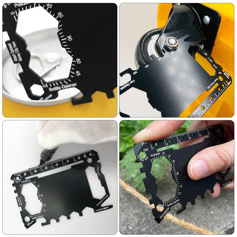 46 in 1 Pocket Kit, Multi Tool Card Size Gadget