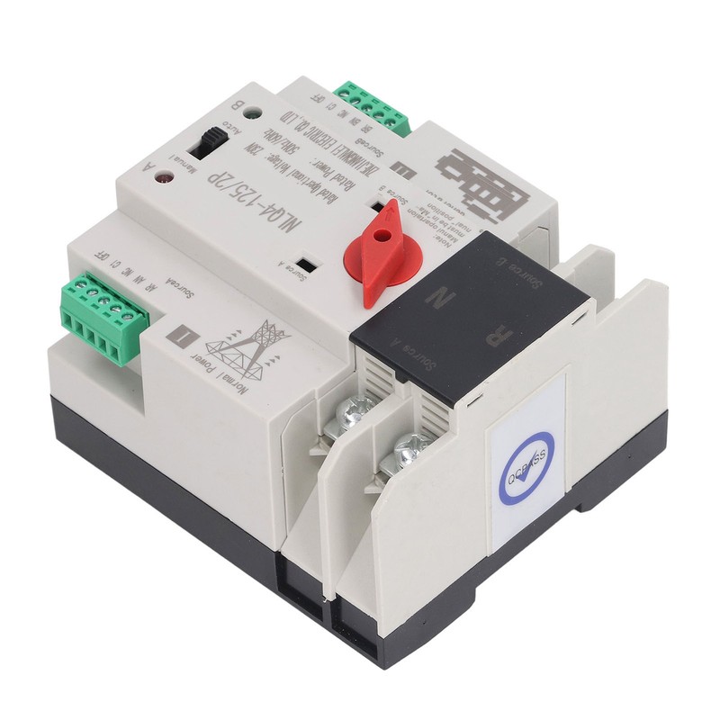 2P Dual Power Automatic Transfer Switch Generator Uninterruptible Changeover Switch