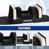 WORKPRO Boot Brush Scraper Outdoor, Shoe Cleaner Brush, Boot Scrubber,