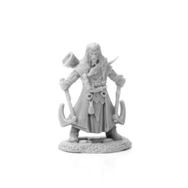 Reaper Miniatures Bones: PF: Hakon, Iconic Skald