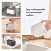 RUFCRIL Soap Pump Dispenser and Sponge Holder with Sponge, 10