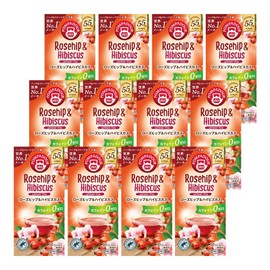 Pompadour Rose Hip & Hibiscus 10 Tea Bags Set of 12
