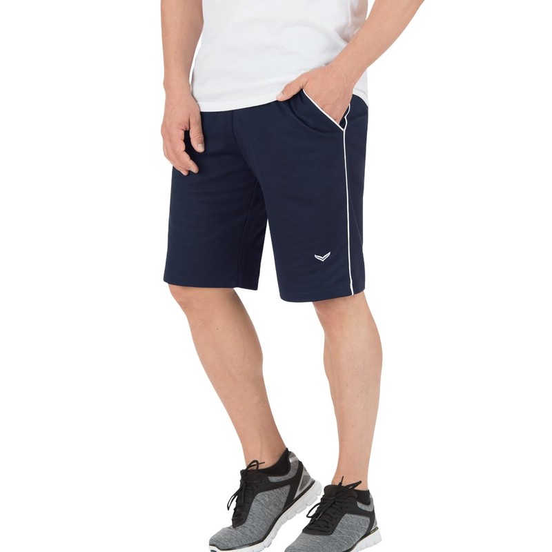 Trigema Herren 6711491 Shorts Blau (Navy 046) XS