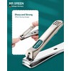 MR.GREEN Nail Clippers for Thick Nails, Medical Grade Stainless Steel