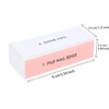 3PCS Nail Buffer Blocks，4-Sided Grit Professional Nail Files Manicure Treatment