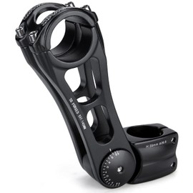 CXWXC Stem, 140 Degree Angle Adjustment, Clamp Diameter/1.2 inches (31.8 mm), Handle Stem, Bicycle Adjustable Stem, 3.5 inches (90/110/130/145 mm), Compatible with City Cycles, MTB, Road Bikes, Cross Bikes, Etc. Ahead (XT-AS822-145)