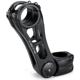 CXWXC Stem, 140 Degree Angle Adjustment, Clamp Diameter/1.2 inches (31.8 mm), Handle Stem, Bicycle Adjustable Stem, 3.5 inches (90/110/130/145 mm), Compatible with City Cycles, MTB, Road Bikes, Cross Bikes, Etc. Ahead (XT-AS822-145)
