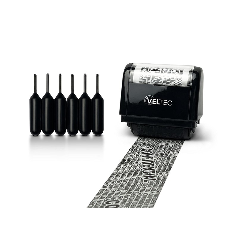 Veltec ID Protector Ink Roller - Identity Theft Protection Roller