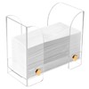 QWORK® Acrylic Paper Towel Holder, Paper Towel Dispenser Transparent Paper