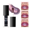 Bekoeen 2Pcs Magic Color Changing Lip Oil,Big Brush Head Hydrating