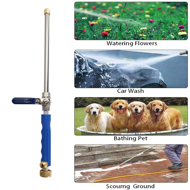 YunGuoGuo High Pressure Power Washer Sprayer Wand with Flexible Hose
