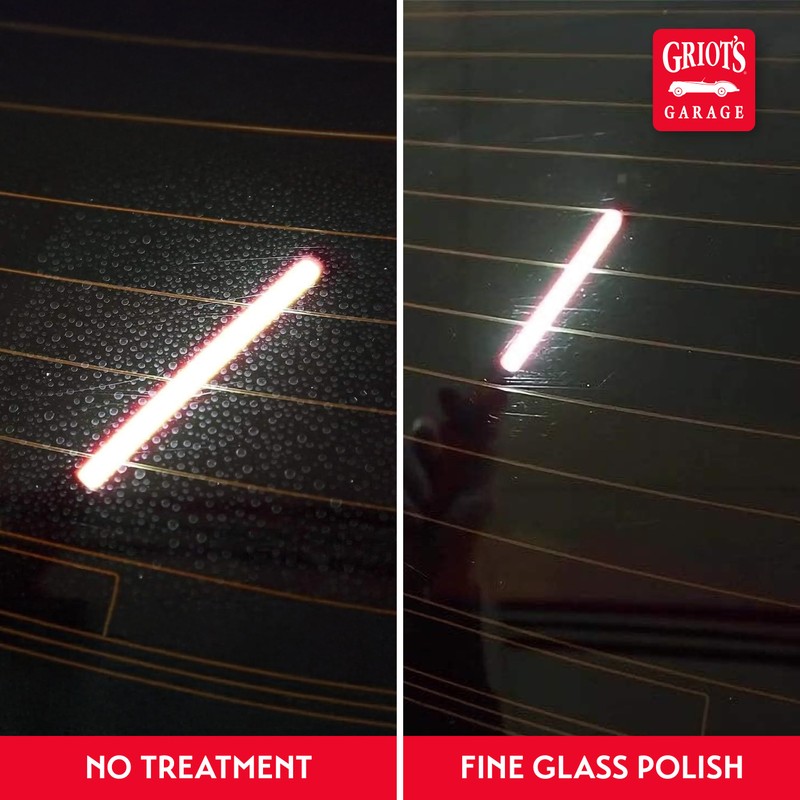 Griot's Garage Fine Glass Polish, Car Window, Windshield Polishing Cleaner