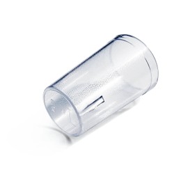 New Star Foodservice 46380 Tumbler Beverage Cup, Stackable Cups, Break-Resistant Commercial SAN Plastic, (16 oz, Clear-4) Set of 12