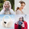 BKEPDY Winter Ear Muffs Ear Warmers Women's Foldable Warm Plush