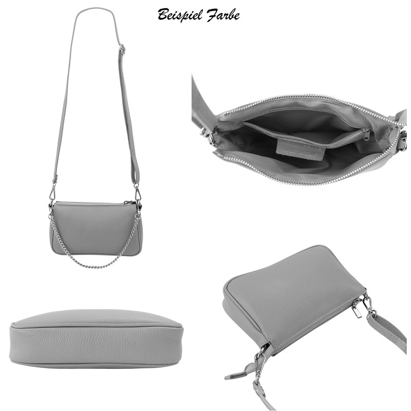 SH Leder Jennie G323 Genuine Leather Shoulder Bag Handbag Clutch