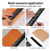 WUTA Aluminum Ruler, 11.8 inches (30 cm), Aluminum Scale Ruler,